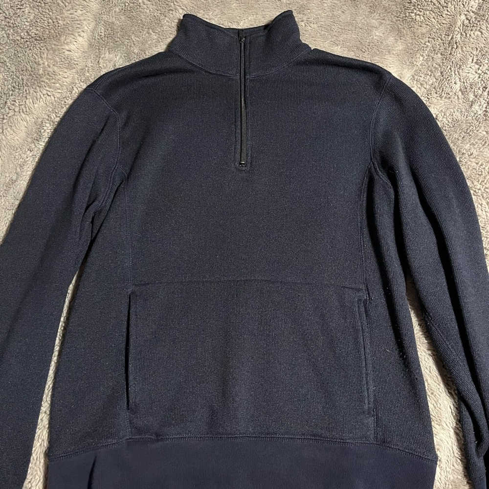J. Crew Men’s Blue 1/4 Zip - Size M